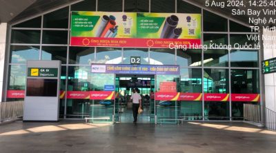 DỰ ÁN VIETJETAIR - DECAL DÁN KÍNH TẠI CẢNG HÀNG KHÔNG QUỐC TẾ