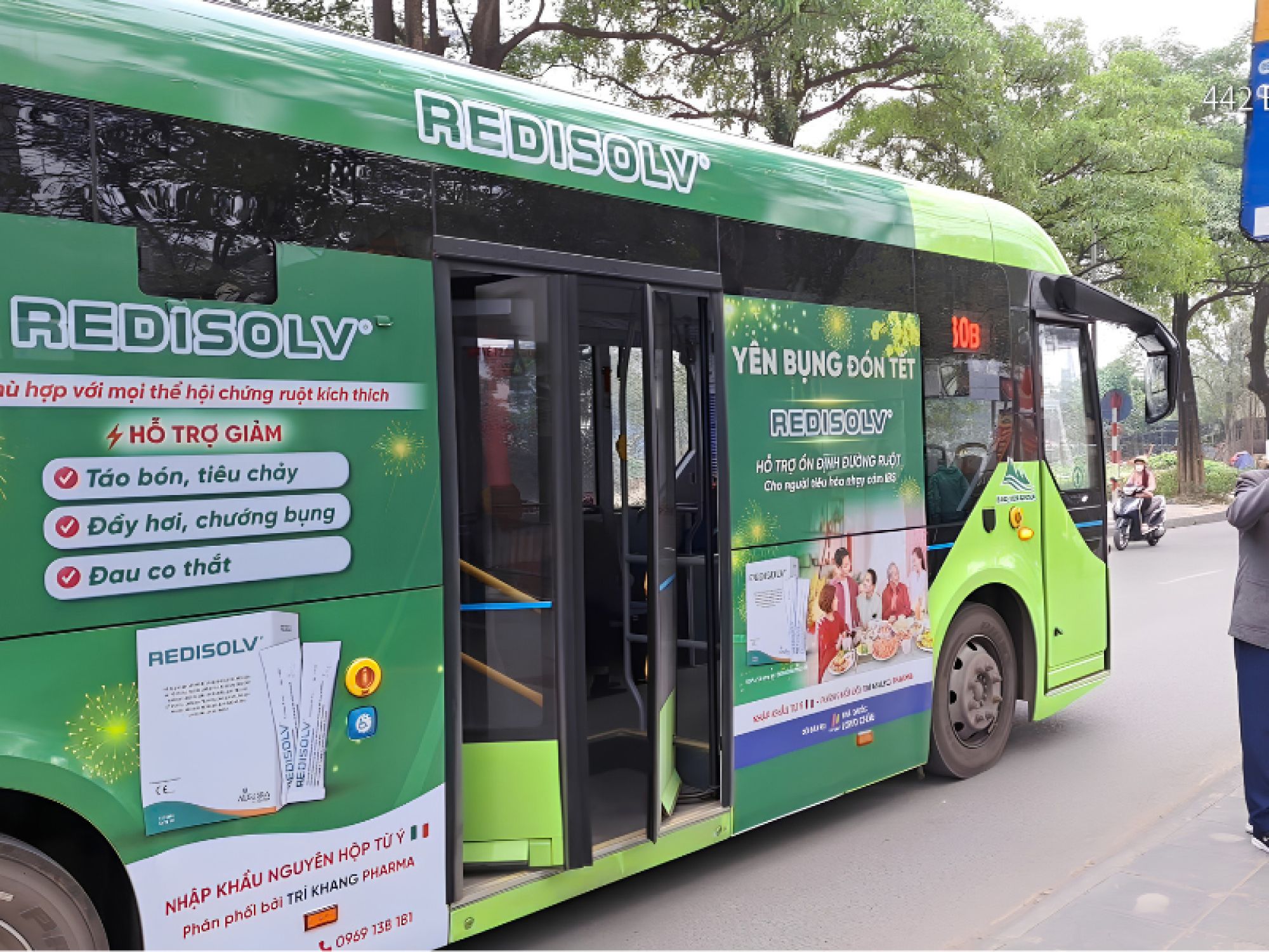 Quảng c&aacute;o xe bus điện H&agrave; Nội &ndash; Cơ hội đột ph&aacute; cho chiến dịch truyền th&ocirc;ng xanh